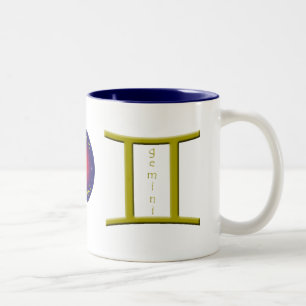 Tasse de symbole de zodiaque de Gémeaux