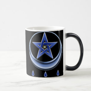 Tasse de symbole et de pentagone étoilé de