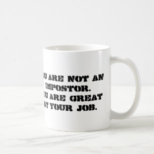 Tasse de syndrome d'imposteur