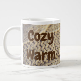 Tasse de taille Jumbo avec "Cosy Warm" disant