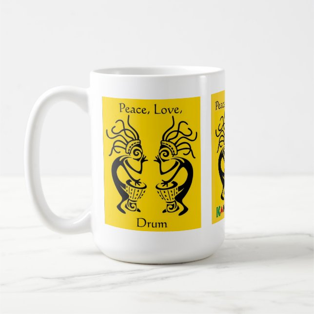 Tasse de tambour de Kakilambe (sur le jaune) (Gauche)