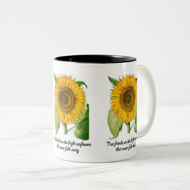 Tasse de tasse de cadeau d'inspiration d'amitié de (Devant droit)