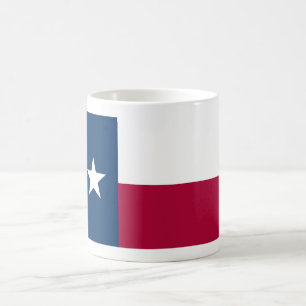 Tasse de tasse de café de drapeau d'état du Texa