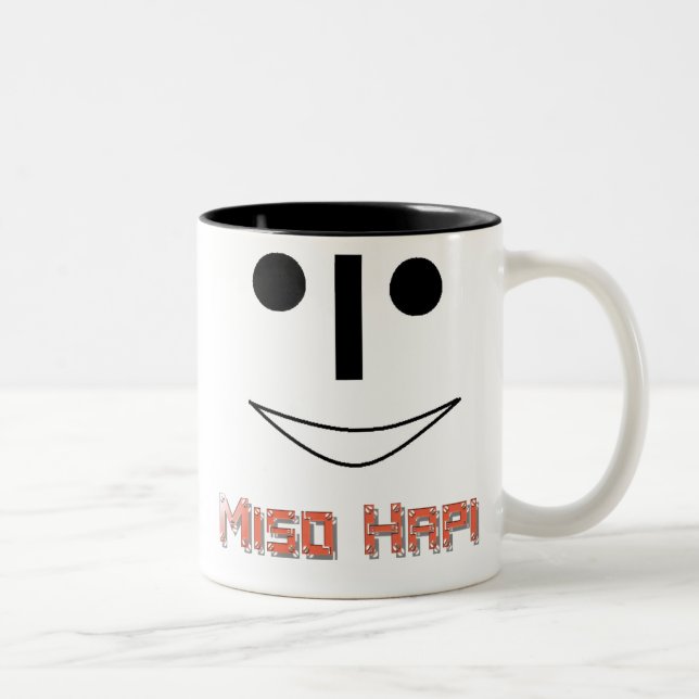 Tasse de tasse de café de Hapi de miso (Droit)
