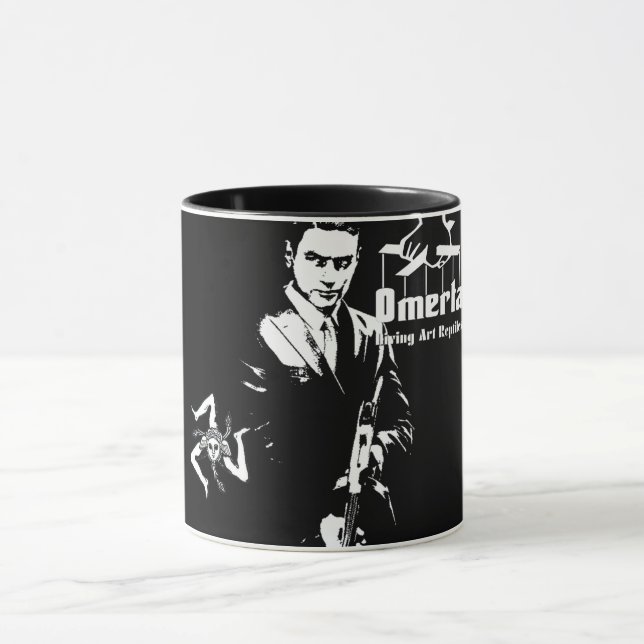 Tasse de tasse de café de Trinacria Omerta Sicile (Centre)