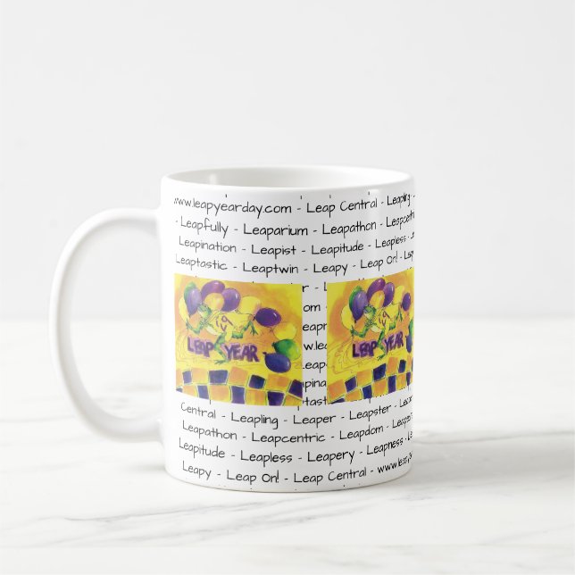 Tasse de tasse de partie d'année bissextile (Gauche)
