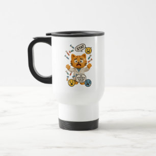 Tasse de Technicien de Labo Clinique Chat Faisant