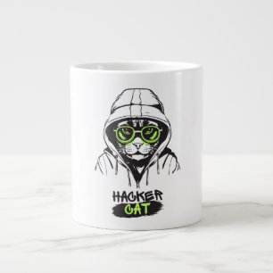 Tasse de technologie amusante Hacker Chat Cyber Jo