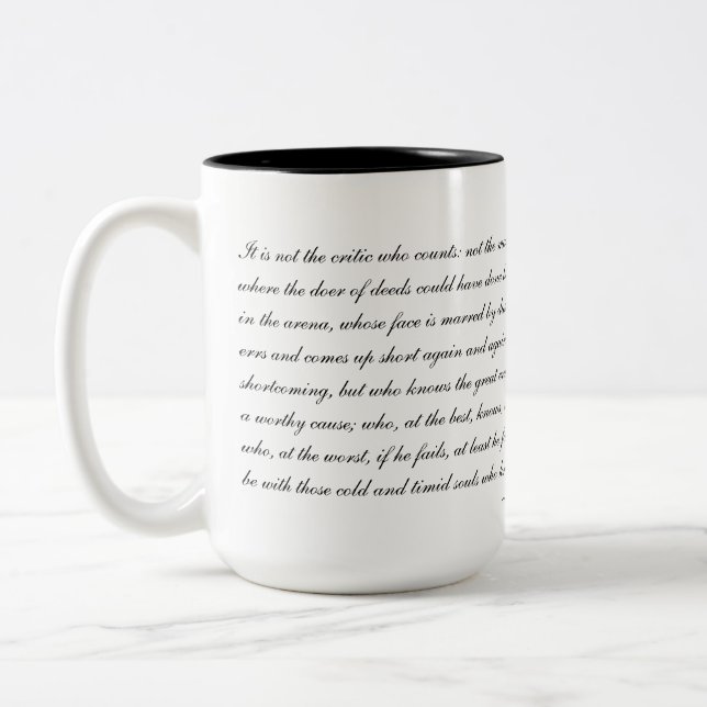 Tasse de Teddy Roosevelt (Gauche)