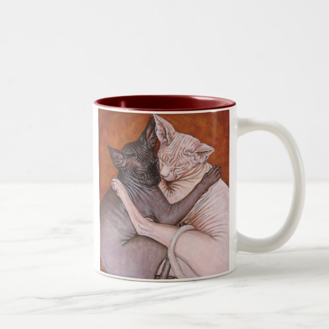 Tasse de temps de petit somme de chats de chat de (Droit)
