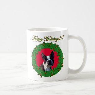 Tasse de terrier de Boston de vacances