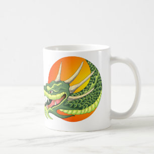 tasse de tête de dragon
