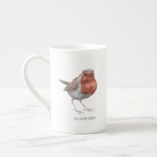 Tasse de thé de porcelaine tendre de "mon petit