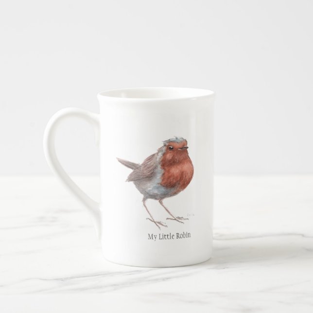 Tasse de thé de porcelaine tendre de "mon petit (Gauche)