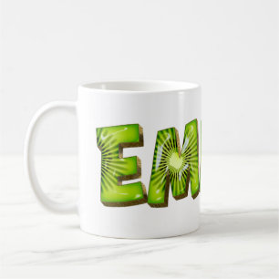 Tasse de thé de style Kiwi Emilia Name Tasse à caf