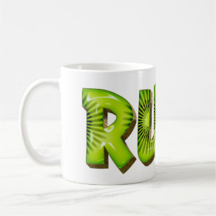 Tasse de thé de style Kiwi personnalisée au nom de