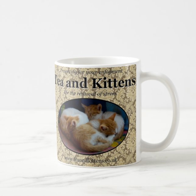 Tasse de thé et de chatons (Droite)