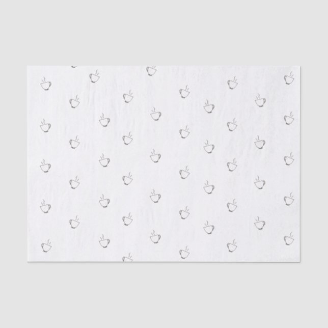 Tasse de thé - papier de soie de soie (Recto)
