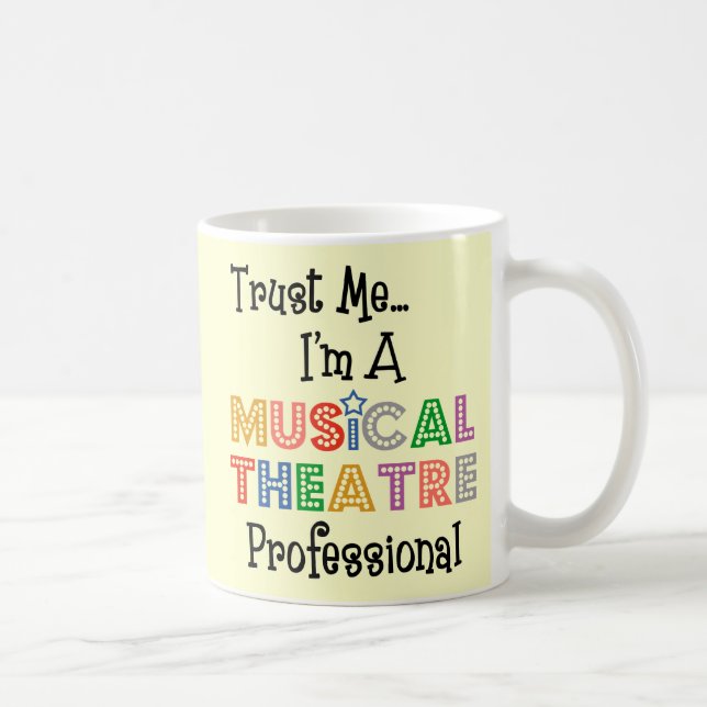 Tasse de théâtre musical de Faites-moi confiance… (Droite)
