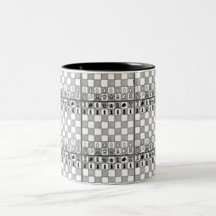Tasse de thème d'échecs