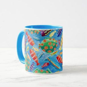 Tasse de thème Poisson Tropical Vie Marine Naissan