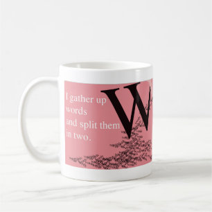 Tasse de Thinklings - je recueille des mots