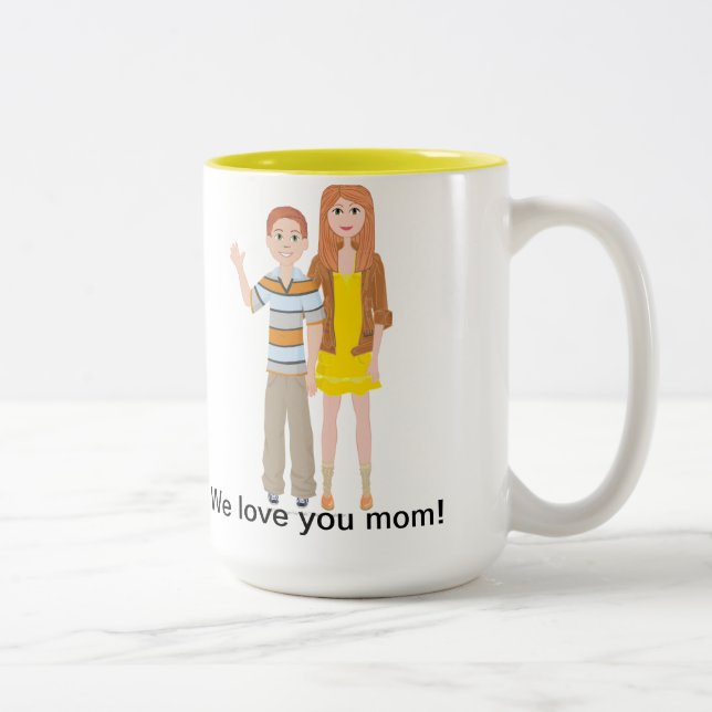 Tasse de ton de DHG deux (15 onces) (Droit)