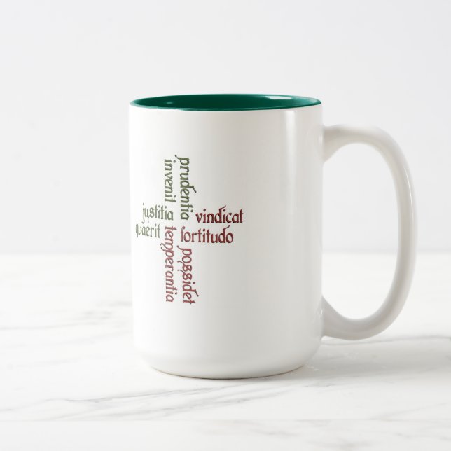 Tasse de ton des vertus cardinales 2 (Droit)