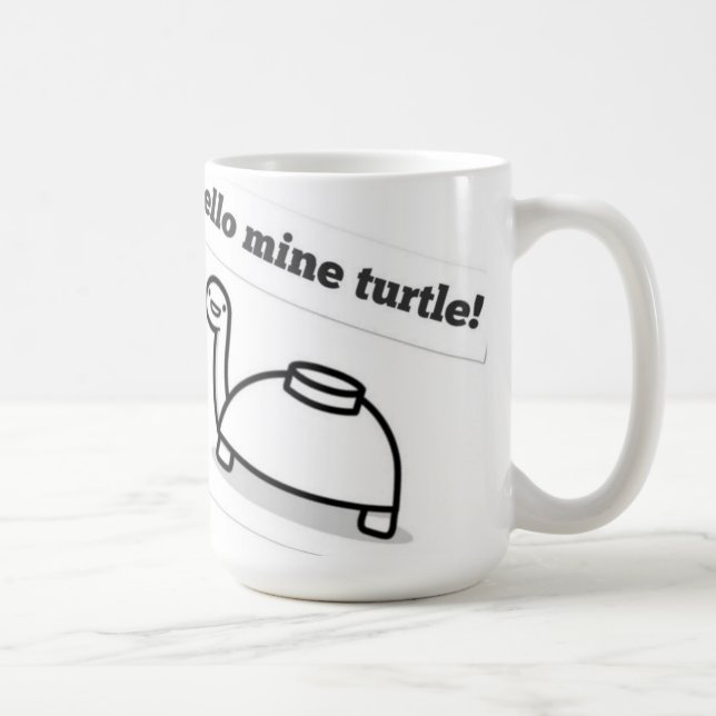 Tasse de tortue de mine (Droite)