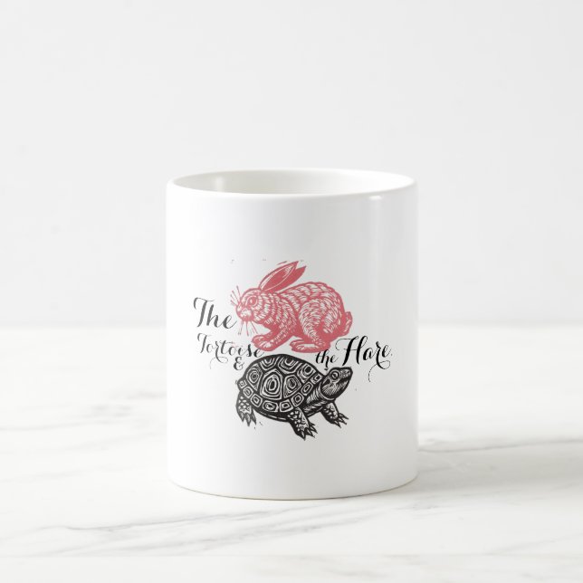 Tasse de tortue et de lièvres (Centre)