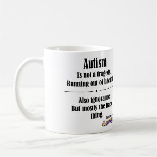 Tasse de tragédie de lard d'autisme