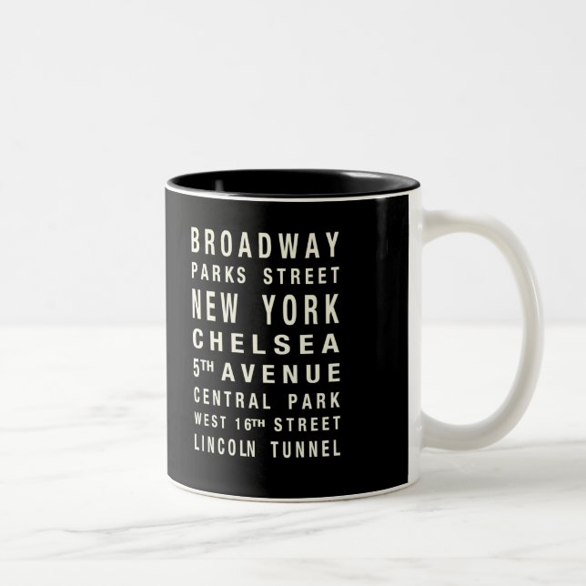 TASSE DE TRAIN DE NEW YORK (Droit)