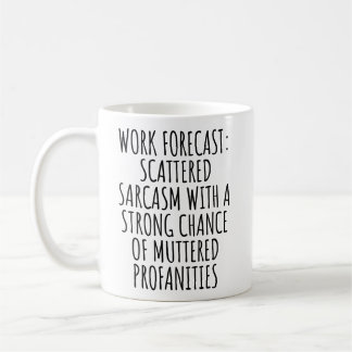 Tasse de travail amusante Cadeau de collègue sarca
