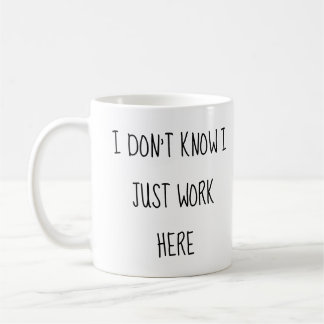 Tasse de travail de bureau amusante Cadeau d'entre