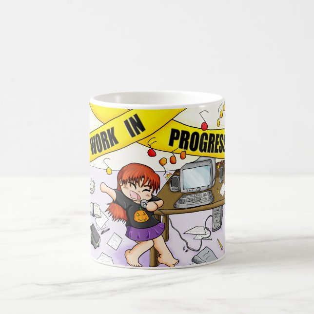 Tasse de travail en cours (Centre)