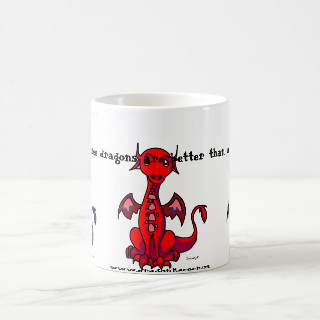 Tasse de trois dragons (Centre)