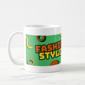 Tasse de typographie de style de mode – Conception