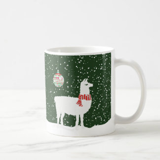 Tasse de vacances de lama de disco joyeuse et