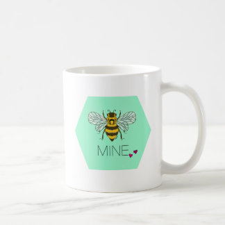 Tasse de Valentine de mine d'abeille