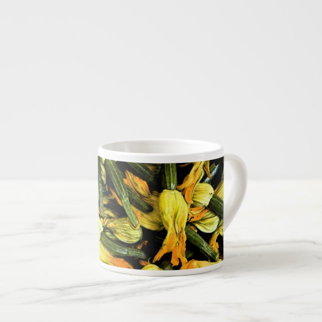 Tasse de Venise à la maison - fleurs de courgette (Devant droit)
