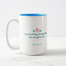 Tasse de vers de bible