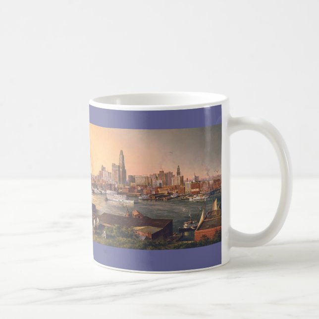 Tasse de "vieux Baltimore port" de Paul McGehee (Droite)