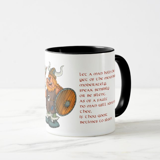 Tasse de Viking - tasse de café de ton (Devant droit)