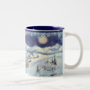 TASSE de VILLE de NOËL par SHARON SHARPE