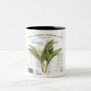 Tasse de Vintage, Retro conception de muguet