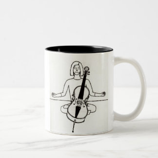 Tasse de violoncelliste de zen
