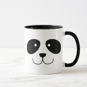 Tasse de visage de panda