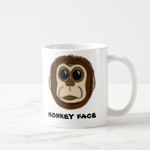 Tasse de visage de singe