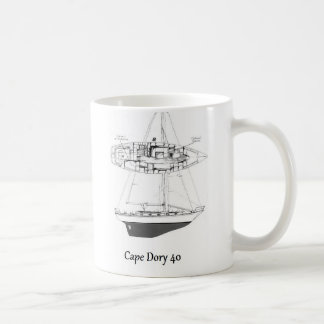 Tasse de voilier du doris 40 de cap