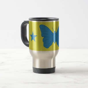 Tasse de voyage avec le drapeau de Bady Bassitt, B